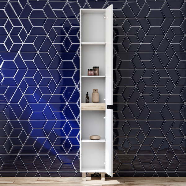 Пенал Am.Pm X-Joy 30x190 см M85ACSR0306WG R напольный белый