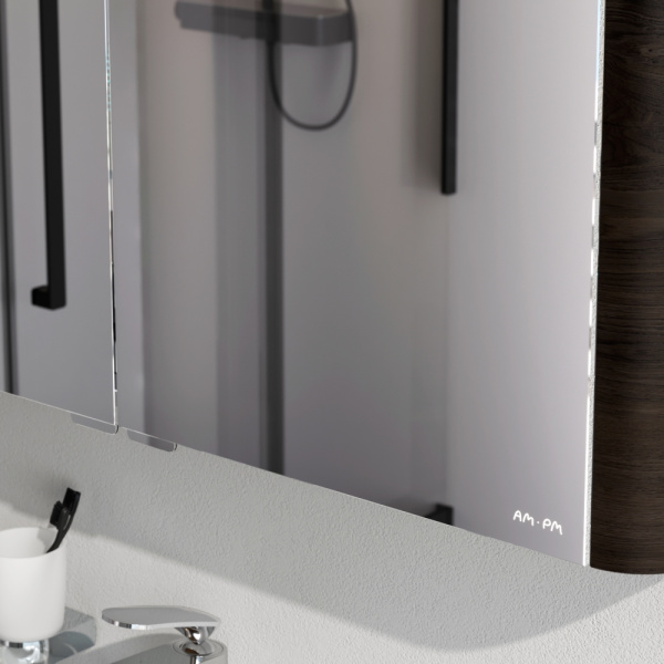 Шкаф зеркальный Am.Pm Sensation 100 см M30MCX1001TF табачный дуб с подсветкой