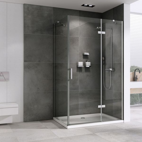 Душевой уголок 90x100 ABBER Zart AG08090-S101 профиль хром стекло прозрачное Душевой уголок 90x100 ABBER Zart AG08090-S101 профиль хром стекло прозрачное