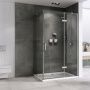 Душевой уголок 90x100 ABBER Zart AG08090-S101 профиль хром стекло прозрачное Душевой уголок 90x100 ABBER Zart AG08090-S101 профиль хром стекло прозрачное