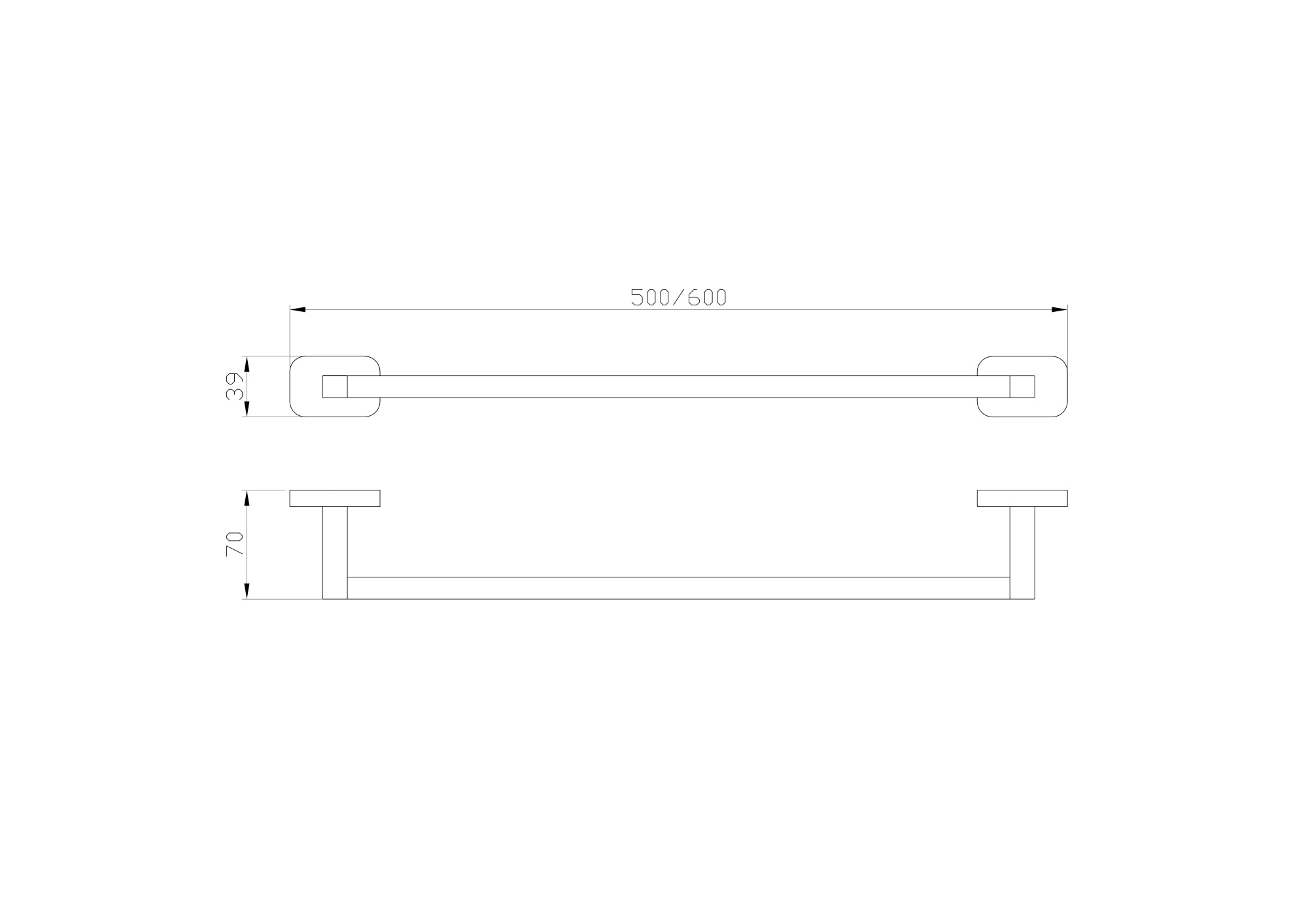 Полотенцедержатель Wonzon & Woghand Graffity WW-9312-BG золото брашированный