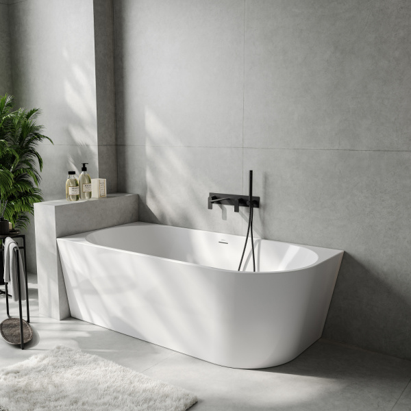 Ванна акриловая Abber AB9502-1.4 L белая
