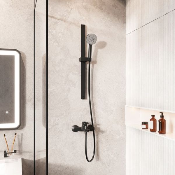 Стойка для душа IDDIS Optima Home OPH70B0i17 черный матовый Стойка для душа IDDIS Optima Home OPH70B0i17 черный матовый