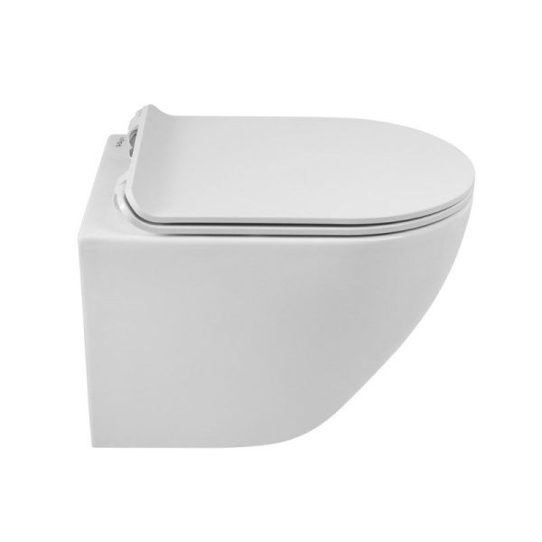 Унитаз подвесной без сиденья  BelBagno SFERA-R BB046CHR Унитаз подвесной без сиденья  BelBagno SFERA-R BB046CHR