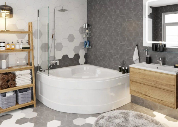 Ванна акриловая Vagnerplast Catalina 125x125 VPBA125CTM3X-04