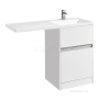 Тумба под раковину Aquaton Лондри 55 см 1A235901LH010 напольная белая