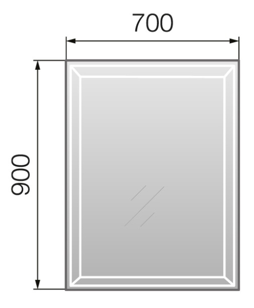 Зеркало 1Marka Classic 2, 70 У52205 Зеркало 1Marka Classic 2, 70 У52205