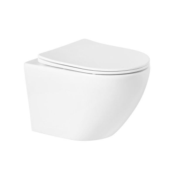 Унитаз подвесной без сиденья  BelBagno SFERA-R BB046CHR Унитаз подвесной без сиденья  BelBagno SFERA-R BB046CHR