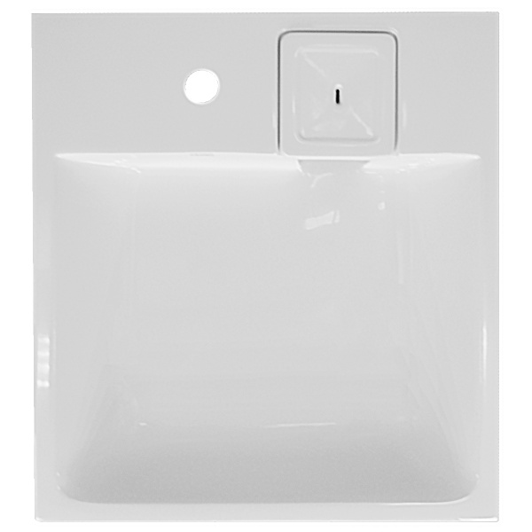 Раковина прямоугольная литьевой мрамор 50x56 Azario Alice CS00082258