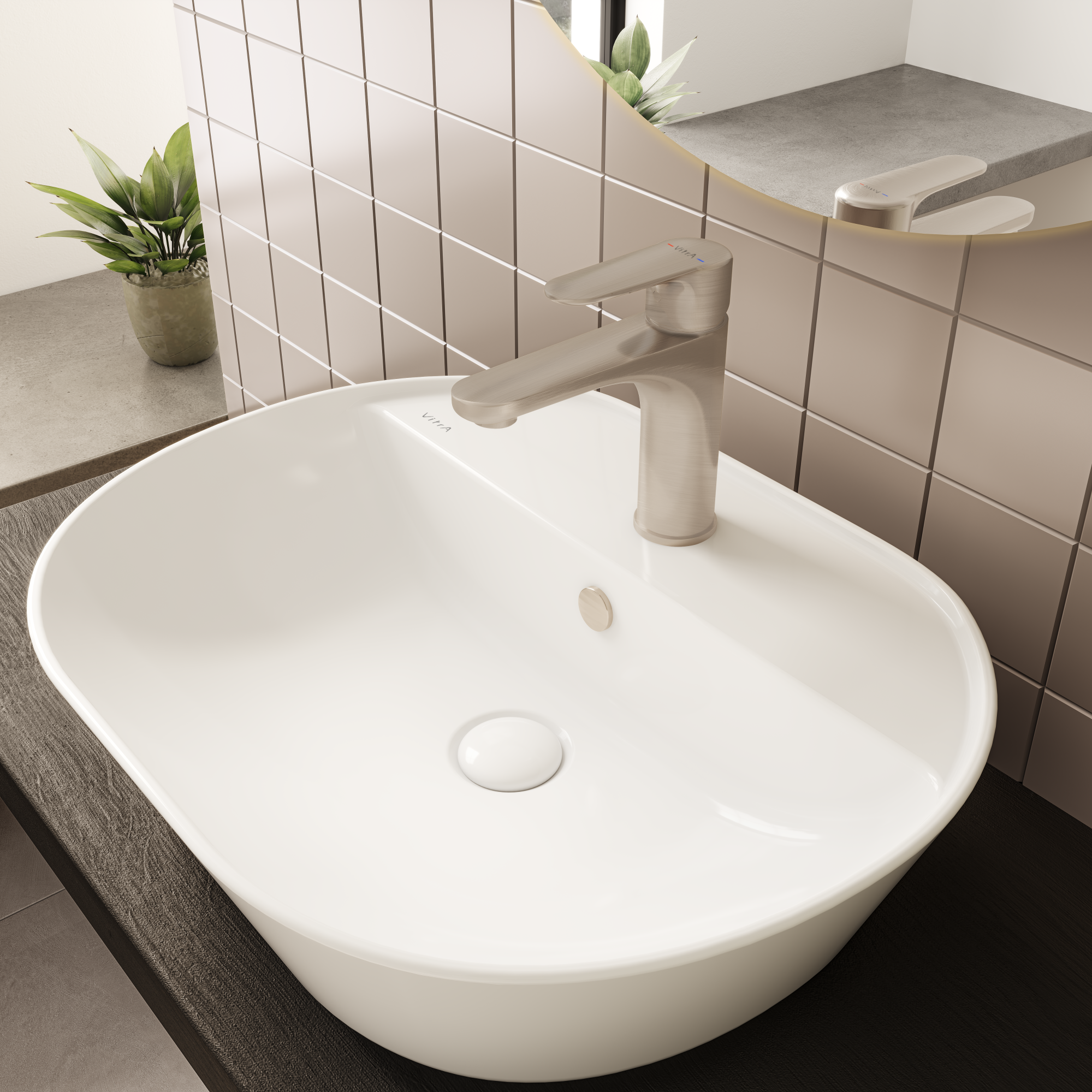 Раковина-чаша VitrA Geo 55 см 7428B003-0001