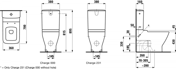 Чаша Laufen Palace напольная 8247060002311 Чаша Laufen Palace напольная 8247060002311