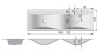 Раковина VELVEX Pulsus 140 белая Раковина VELVEX Pulsus 140 белая