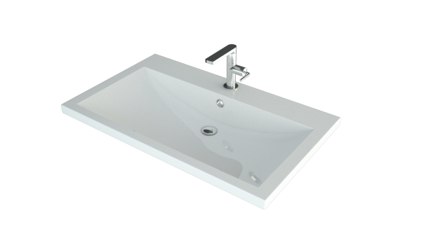 Мебельная раковина Madera Alice 4627173210300 60 см белая глянцевая