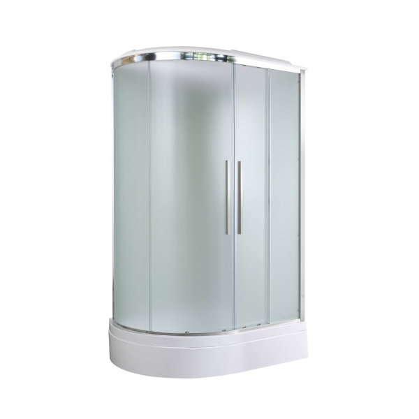 Душевая кабина с баней AvaCan 120x80 EM3812RLED профиль хром