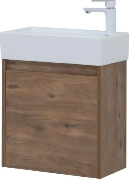 Тумба под раковину Aquanet Nova Lite 50 см 00298855 подвесная дуб рустикальный