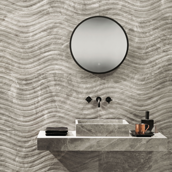 Гранит керамический 120x60 см ITALGRANITI EXPERIENCE MARBLE  MB03BAOP серый Гранит керамический 120x60 см ITALGRANITI EXPERIENCE MARBLE  MB03BAOP серый