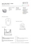 Подвесное крепежом  White Ceramic Basic W020401 белый Подвесное крепежом  White Ceramic Basic W020401 белый