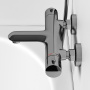 Смеситель для ванны с термостатом Abelsberg Perfecta INF61101CH хром глянцевый