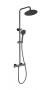Душевая стойка с термостатом Wonzon & Woghand Inn 4 WW-B3047-A-BGG темный графит брашированный