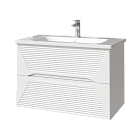 Тумба под раковину Caprigo Modo Terza 80 см 35613-SF027 подвесная белая
