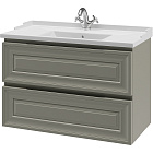 Тумба под раковину Caprigo Ponza 90 см 13523-030.000.00.20 подвесная серая