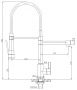 Смеситель для кухни  BelBagno  BB-LAM50-IN хром матовый Смеситель для кухни  BelBagno  BB-LAM50-IN хром матовый