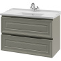 Тумба под раковину Caprigo Ponza 90 см 13523-030.000.00.20 подвесная серая