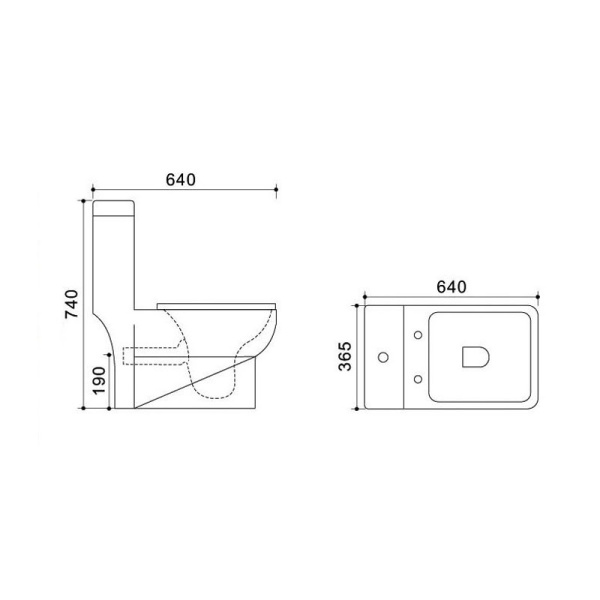 Унитаз-моноблок Azario Zeno 640х365х740 ободковый с сиденьем Slim микролифт AZ-1169 Унитаз-моноблок Azario Zeno 640х365х740 ободковый с сиденьем Slim микролифт AZ-1169