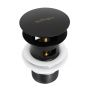Донный клапан  BelBagno  BB-SAT-NERO черный матовый Донный клапан  BelBagno  BB-SAT-NERO черный матовый