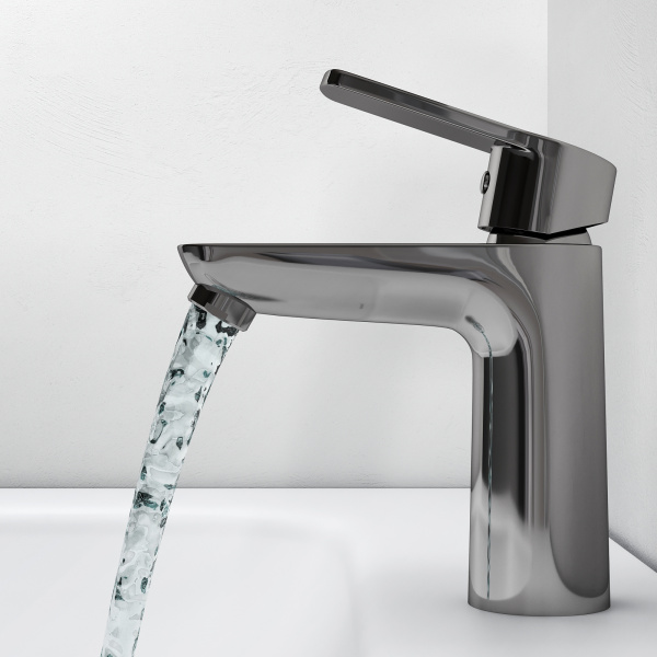 Смеситель для раковины Abelsberg Lineara UNF23508CH хром глянцевый