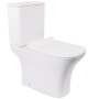 Унитаз-компакт безободковый с сиденьем микролифт Cerutti SPA VETTORE MW CT9240 матовый белый Унитаз-компакт безободковый с сиденьем микролифт Cerutti SPA VETTORE MW CT9240 матовый белый