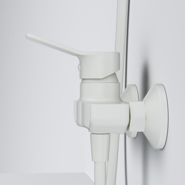 Смеситель для ванны Am.Pm X-Joy F85A20033 белый матовый