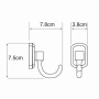 Крючок WasserKRAFT Oder K-3023 Крючок WasserKRAFT Oder K-3023