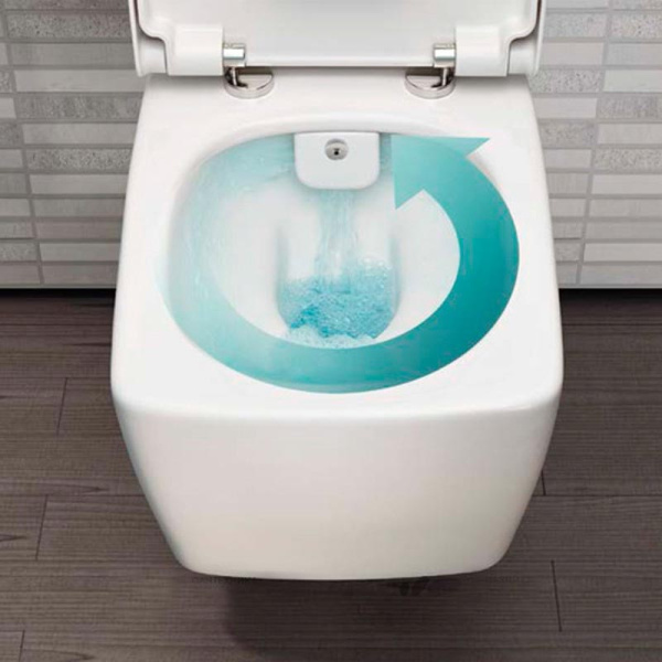 Подвесной безободковый унитаз с функцией биде Vitra Metropole 7672B003-1687 без сиденья Подвесной безободковый унитаз с функцией биде Vitra Metropole 7672B003-1687 без сиденья