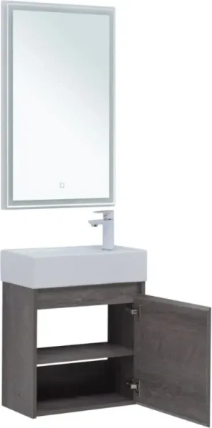 Мебель для ванной Aquanet Nova Lite 50 подвесная дуб рошелье
