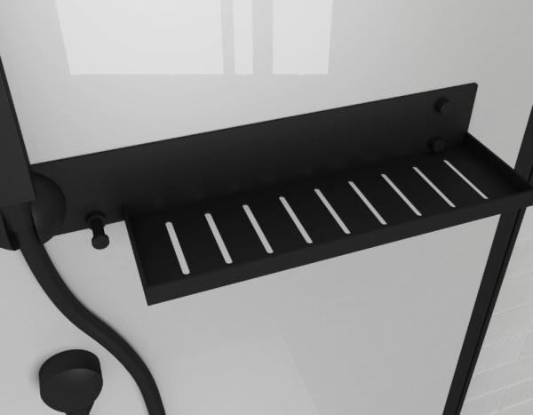 Душевая кабина Ceruttispa 120x210 AMI120 профиль черный