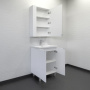Тумба с раковиной Comforty Лима 60 см 00-00019241 напольная белая