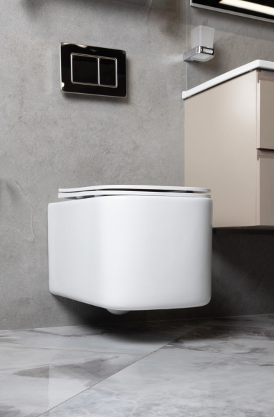 Унитаз Boheme Mane 970-SET-W подвесной с микролифтом