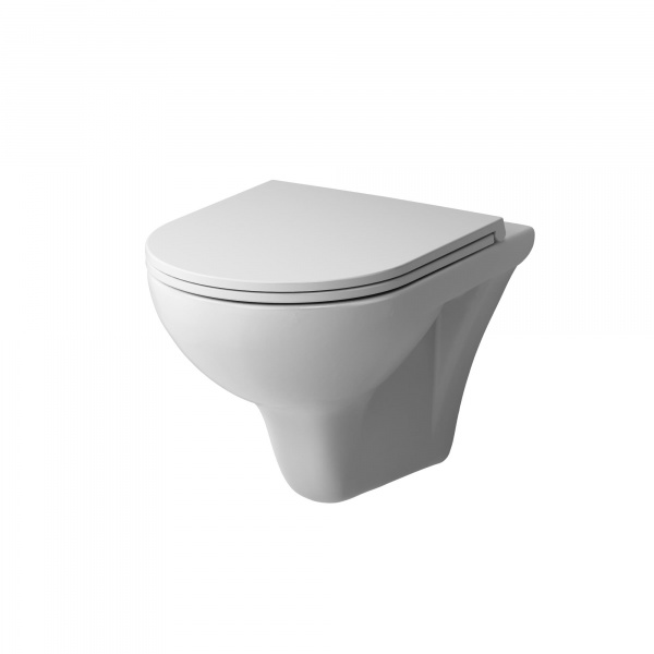 Подвесной унитаз FlashClean с сиденьем микролифт AM.PM Gem C901700SC