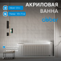 Ванна акриловая Abber AB9412-1.5 R белая
