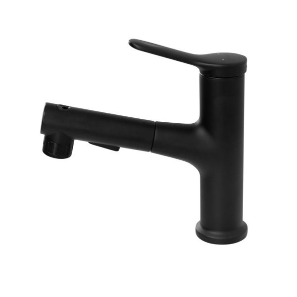 Смеситель для раковины с выдвижным изливом  BelBagno  BB-LVMD-NERO-W0 черный матовый Смеситель для раковины с выдвижным изливом  BelBagno  BB-LVMD-NERO-W0 черный матовый