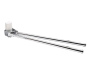 Рога двойные для полотенец WasserKRAFT Leine K-5031WHITE Рога двойные для полотенец WasserKRAFT Leine K-5031WHITE