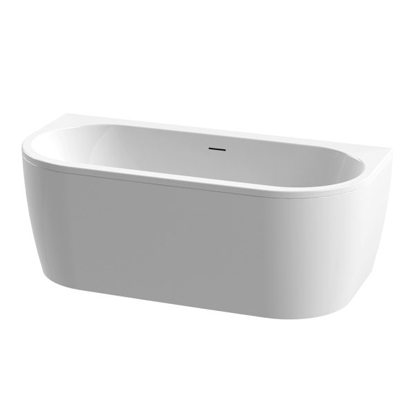 Ванна акриловая Cezares Slim 180x80 SLIM WALL-180-80-60-W37-SET