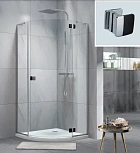 Душевое ограждение полукруглое 90х90x195 Koller Pool NEON N90RС профиль хром стекло 8мм прозрачное Душевое ограждение полукруглое 90х90x195 Koller Pool NEON N90RС профиль хром стекло 8мм прозрачное