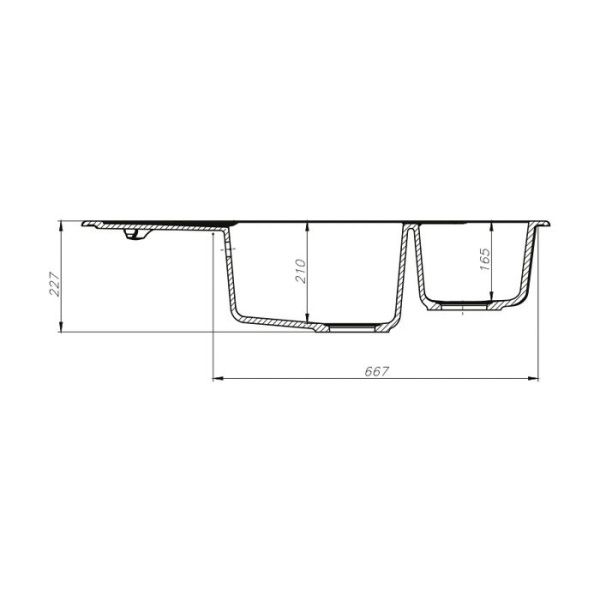 Мойка угловая 96х50х21 см IDDIS Vane G V36C965i87 коричневый Мойка угловая 96х50х21 см IDDIS Vane G V36C965i87 коричневый