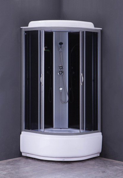 Душевая кабина с поддоном 90 см Loranto  CS-6690 G, 90*90*215 Душевая кабина с поддоном 90 см Loranto  CS-6690 G, 90*90*215