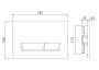 Комплект 2 в 1  инсталляция с кнопкой  BelBagno  BB002-80/BB009-MR-BIANCO Комплект 2 в 1  инсталляция с кнопкой  BelBagno  BB002-80/BB009-MR-BIANCO