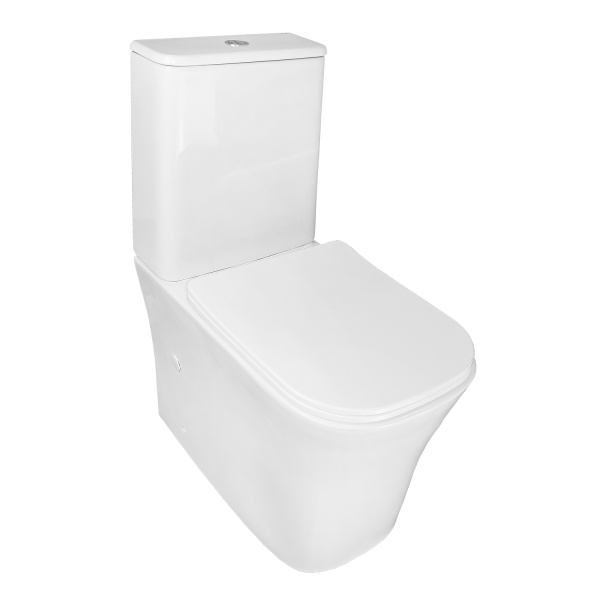 Унитаз-компакт Azario Anteo Square AZ-1218A безободковый с микролифтом