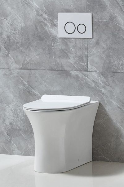 Унитаз приставной безободковый  BelBagno ANCONA BB1224CBR-P Унитаз приставной безободковый  BelBagno ANCONA BB1224CBR-P