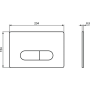 Механическая панель смыва Ideal Standard OLEAS™ M1 R0115A6 Механическая панель смыва Ideal Standard OLEAS™ M1 R0115A6